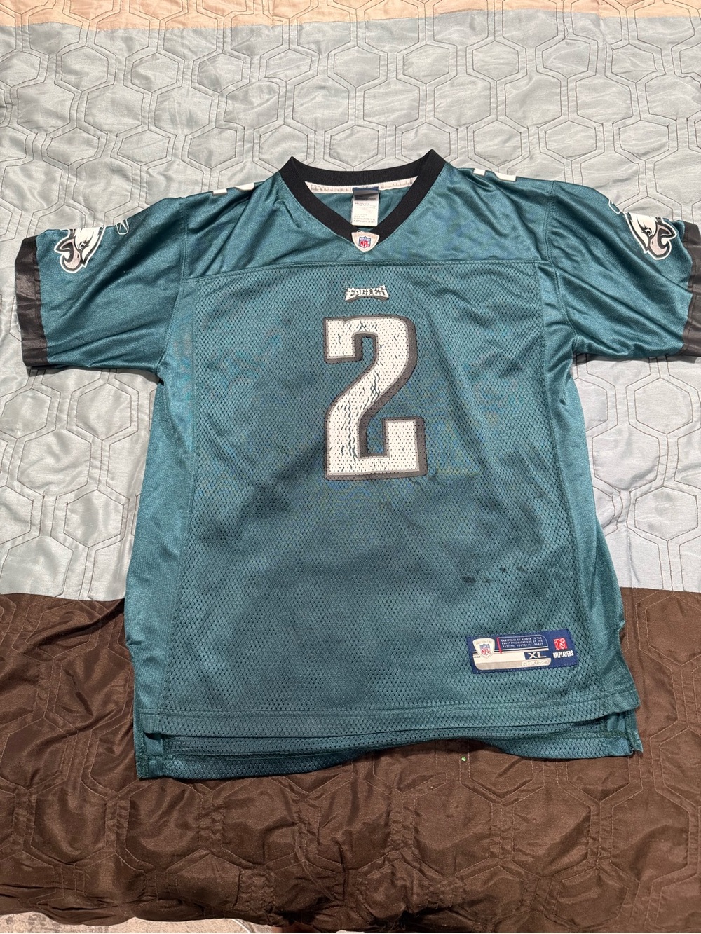 Youth Reebok David Akers #2 Philadelphia Eagles Jersey Size XL 18/20